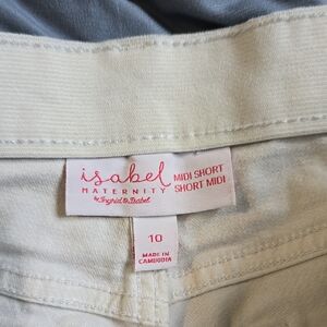 Isabel Maternity Midi Shorts